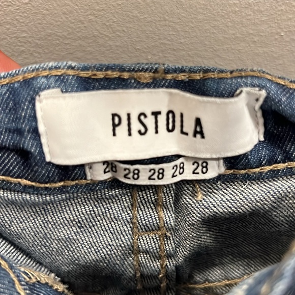 Pistola distressed denim shorts 28 - Picture 4 of 7